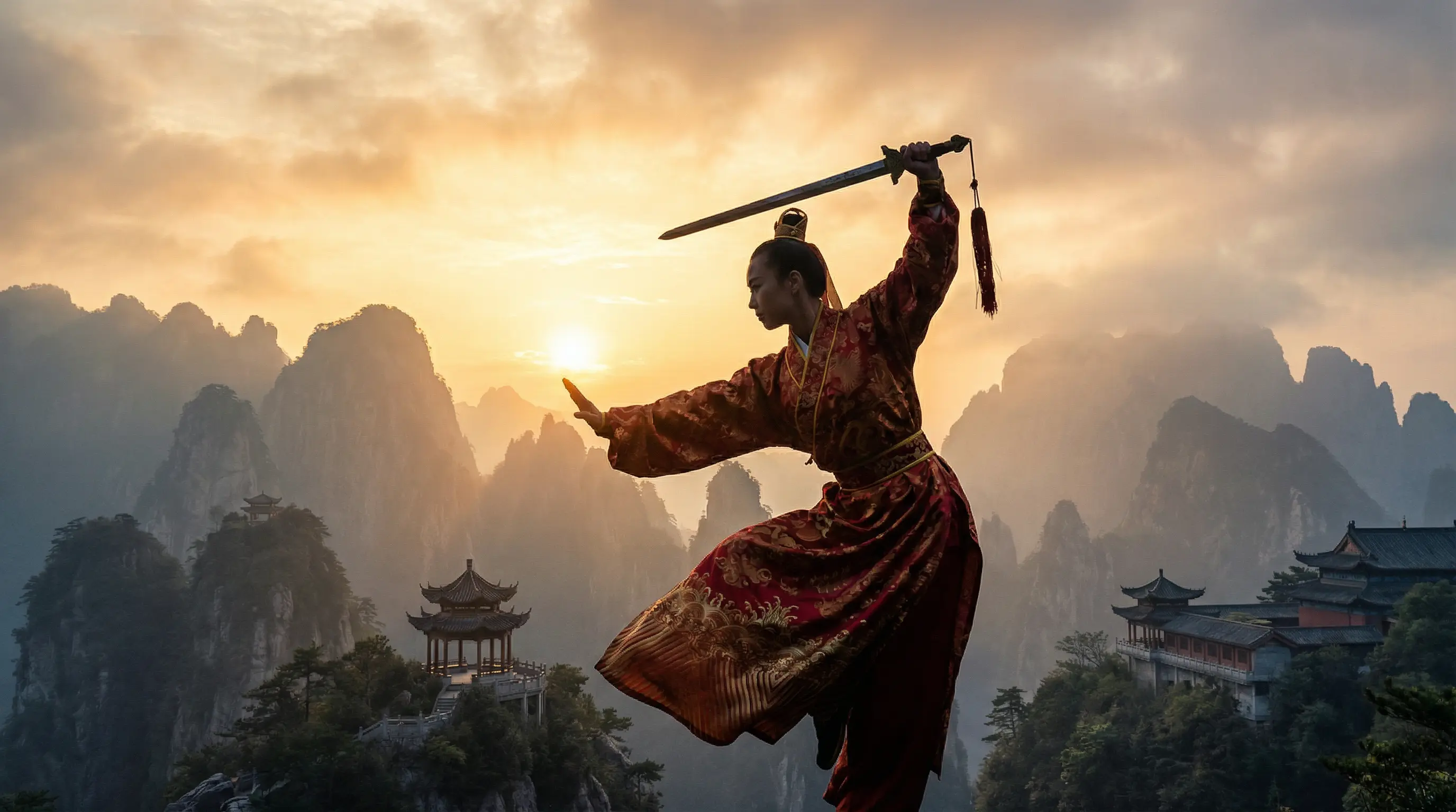 菠萝视频logo 武术表演视频封面